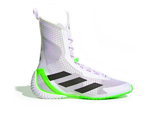 Adidas Speedex Ultra Boxing Boots White Black Flu Green